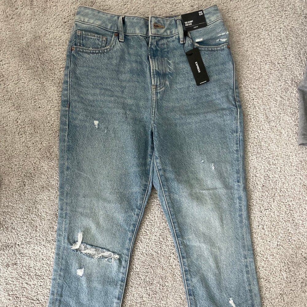 Express Skinny High Rise Jeans 2S